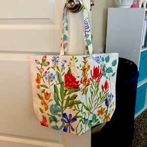 Clinique brand new bag with flowers